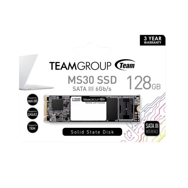 SSD Team MS30 128GB M2 2280 Sata 3 (Read/Write: 500/300 MB/s)