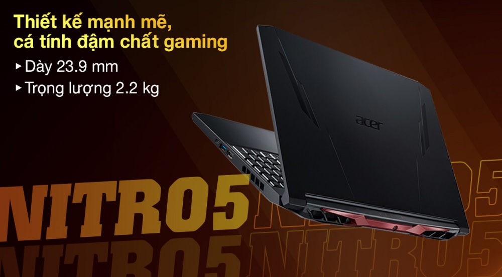 Thiết kế Laptop Acer Nitro 5 Eagle AN515-57-54MV - songphuong.vn