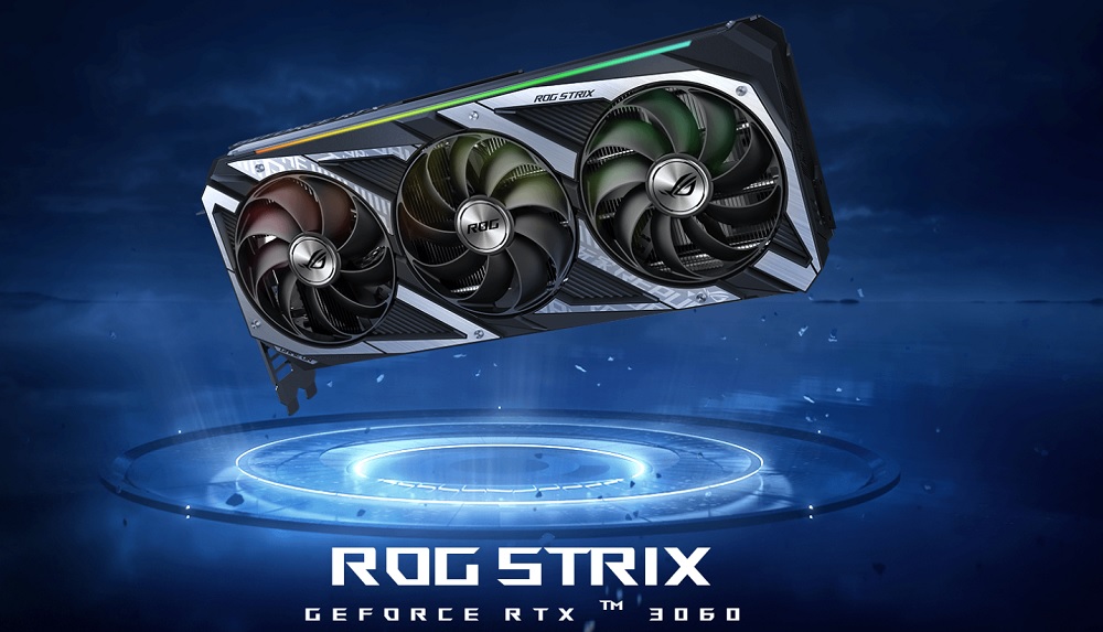 VGA Asus ROG Strix GeForce RTX 3060 OC 12GB Gaming GDDR6 (ROG-STRIX-RTX3060-O12G-GAMING) - songphuong.vn