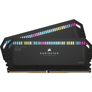 Ram Corsair Dominator Platinum RGB Black 32GB (2 x 16GB) DDR5 5200MHz C36 – CMT32GX5M2B5200C36FE