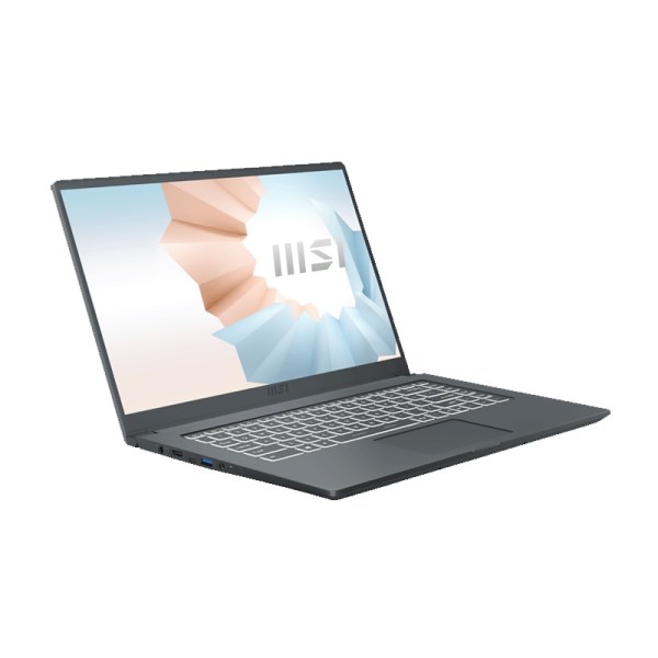 Laptop MSI Modern 15 A5M 239VN (R7 5700U, 8GB Ram, 512GB SSD, AMD Radeon Graphics, 15.6 inch FHD IPS, Win 11, Xám)
