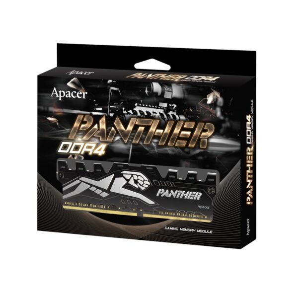 Ram Apacer OC Panther-Golden 8GB (1 x 8GB) DDR4 3200MHz Tản nhiệt - AH4U08G32C28Y7GAA-1