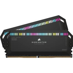 Ram Corsair Dominator Platinum RGB Black 32GB (2 x 16GB) DDR5 5200MHz C38 – CMT32GX5M2B5200C38