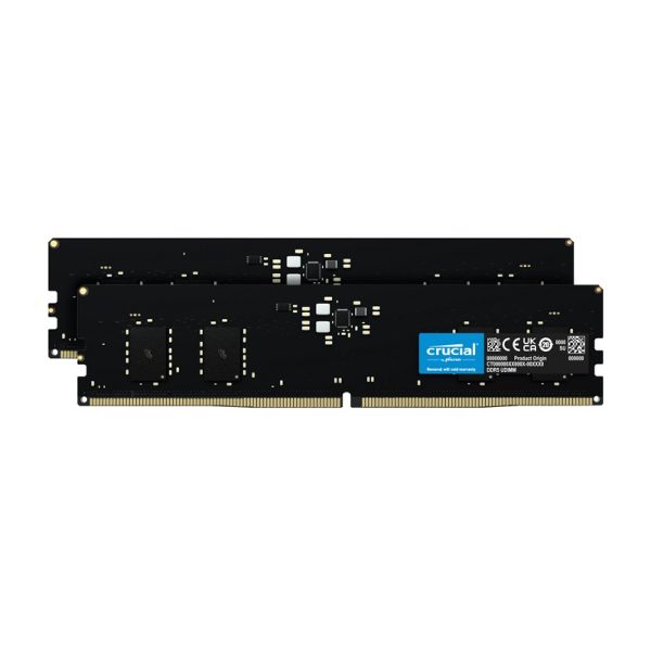 Ram Crucial 16GB (2 x 8GB) DDR5 4800MHz - CT2K8G48C40U5