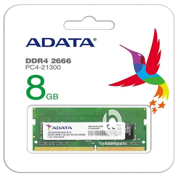 Ram Laptop Adata Premier 8GB (1x8GB) DDR4 2666MHz