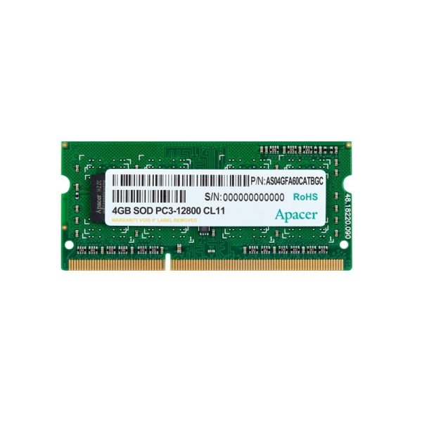 Ram Laptop Apacer 4GB (1 x 4GB) DDR3 1600MHz - DS.04G2K.KAM