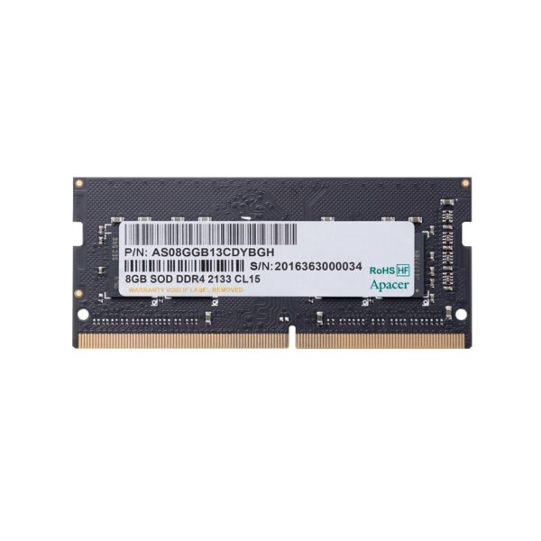 Ram Laptop Apacer 8GB (1 x 8GB) DDR4 2666MHz - A4S08G26CRIBH05-1