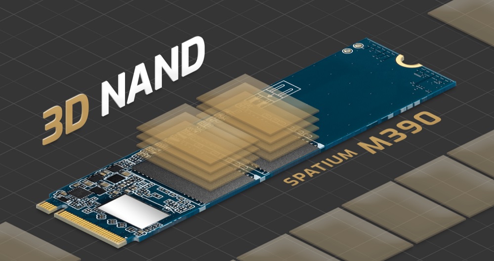 Công nghệ 3D NAND SSD MSI SPATIUM M390 1TB M2 2280 NVMe - songphuong.vn