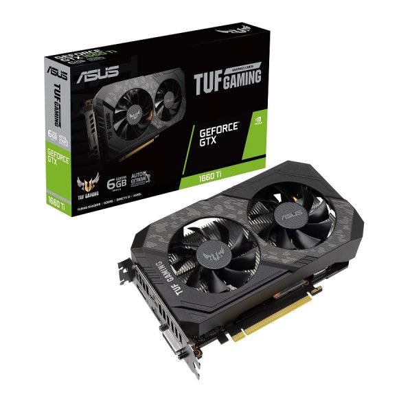 VGA Asus TUF Gaming GeForce GTX 1660 Ti EVO 6GB GDDR6 (TUF-GTX1660TI-6G-EVO-GAMING)