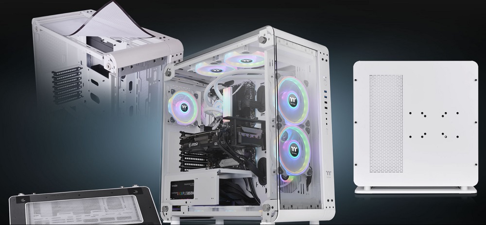 Case Thermaltake Core P6 TG Snow - songphuong.vn