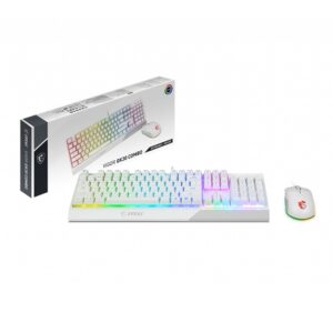 Combo phím chuột MSI Vigor GK30 White