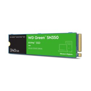 SSD WD Green SN350 240GB M2 2280 NVMe PCIe Gen3x4 – WDS240G2G0C (Read/Write: 2400/900 MB/s)