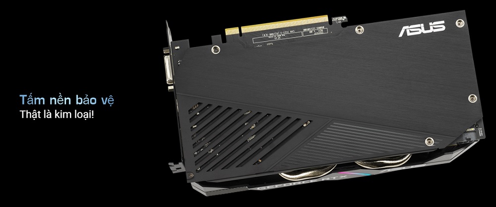 Tấm kim loại bảo vệ - VGA ASUS Dual GeForce RTX 2060 EVO 12GB GDDR6 (DUAL-RTX2060-12G-EVO) - songphuong.vn