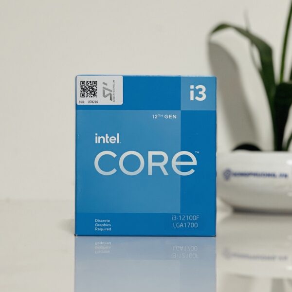 CPU Intel Core i3 12100F (3.3GHz Turbo 4.3GHz, 4 nhân 8 luồng, 12MB Cache, 60W) - SK LGA 1700