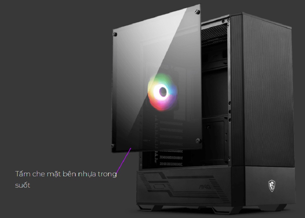 Case MSI MAG Forge 110R ATX - chính hãng giá rẻ tại Xgear