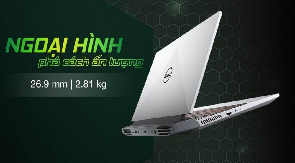 Ngoại hình Laptop Dell Gaming G15 5515 P105F004 (70266674) - songphuong.vn