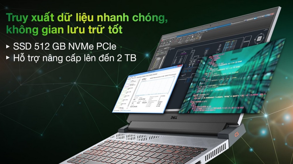 Laptop Dell Gaming G15 5515 P105F004 (70266674) - songphuong.vn