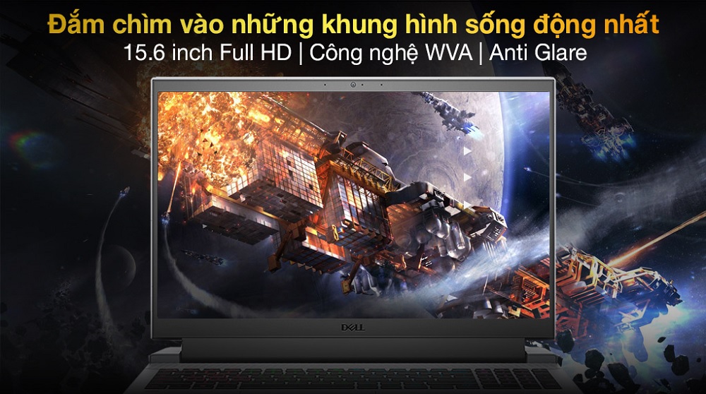 Màn hình 15.6 inch Laptop Dell Gaming G15 5515 P105F004 (70266675) - songphuong.vn