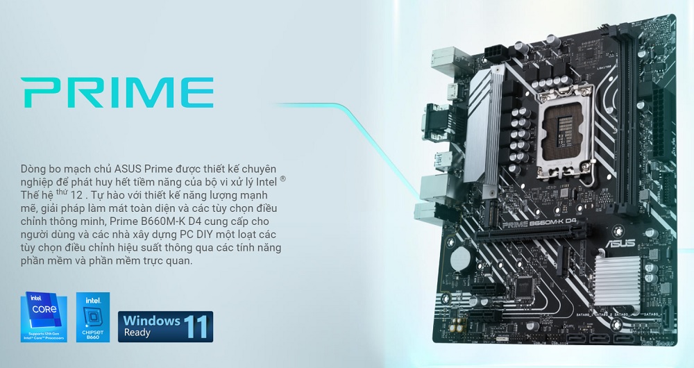 Mainboard ASUS Prime B660M-K D4 - songphuong.vn