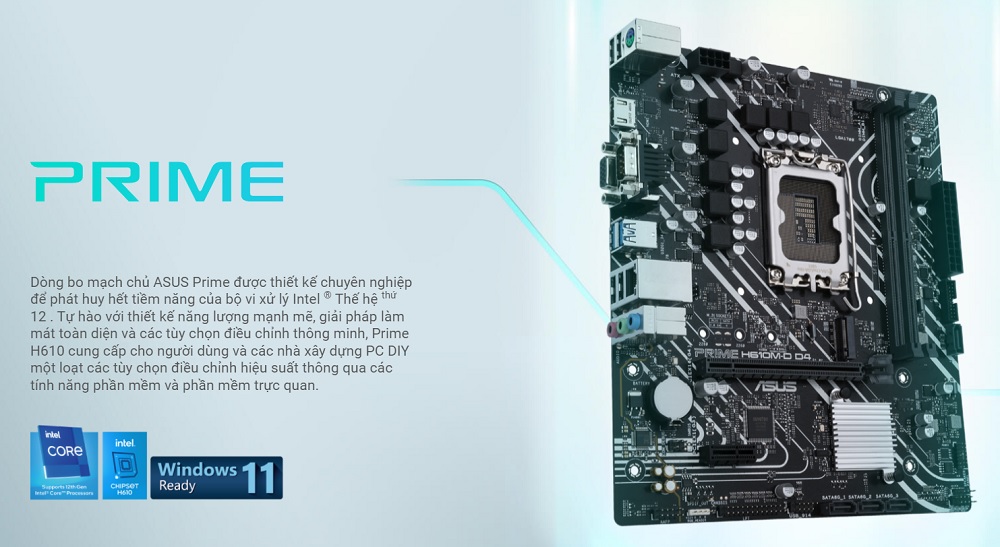 Mainboard ASUS Prime H610M-D D4 - songphuong.vn