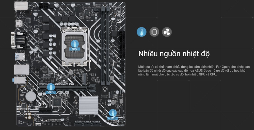 Mainboard ASUS Prime H610M-D D4 - songphuong.vn