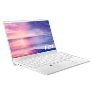 Laptop MSI Prestige 14 A11SC 203VN (i7-1195G7, 16GB Ram, 512GB SSD, GTX 1650 Max Q 4GB, 14 inch FHD, Win10, Trắng)