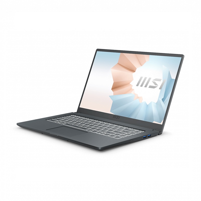 Laptop MSI Modern 15 A11M (i5-1155G7, 8GB Ram, 512GB SSD, Intel Iris Xe Graphics, 15.6 inch FHD IPS 60Hz, Win 11, Xám)