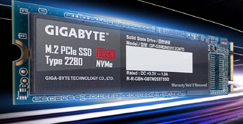 SSD Gigabyte 512GB M.2 2280 NVMe Gen3x4 - GP-GSM2NE3512GNTD - songphuong.vn