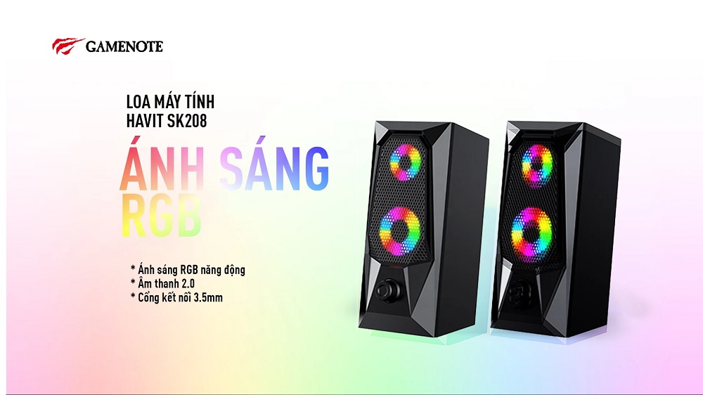 Loa Máy tính Havit SK208 RGB - songphuong.vn