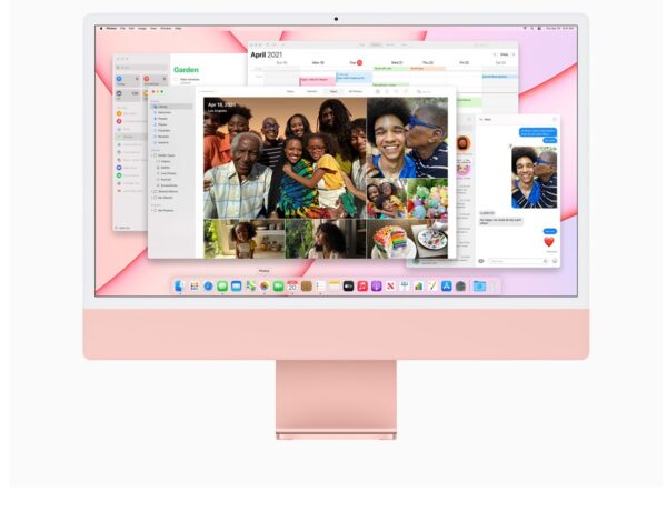 PC All in One Apple iMac (MGPN3SA/A) Pink (Apple M1, 8 Core CPU, 8 Core GPU, 8GB Ram, 512GB SSD, 24 inch 4.5K, Mac OS, Hồng)
