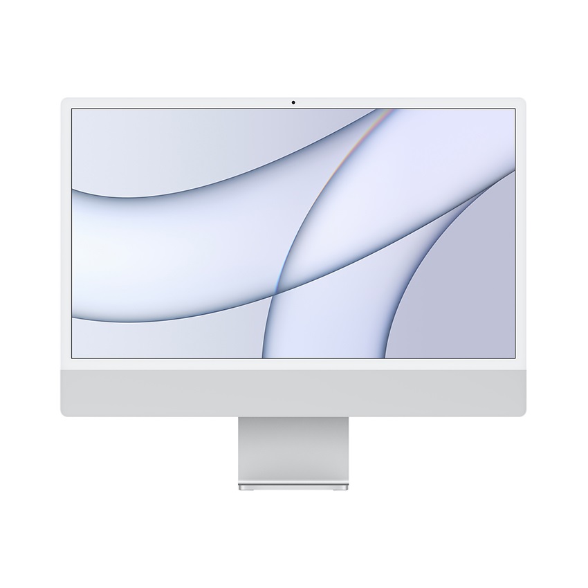 PC All in One Apple iMac (MGTF3SA/A) Silver (Apple M1, 8 Core CPU, 7 Core GPU, 8GB Ram, 256GB SSD, 24 inch 4.5K, Mac OS, Bạc)