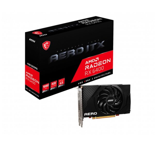 VGA MSI Radeon RX 6400 Aero ITX 4G