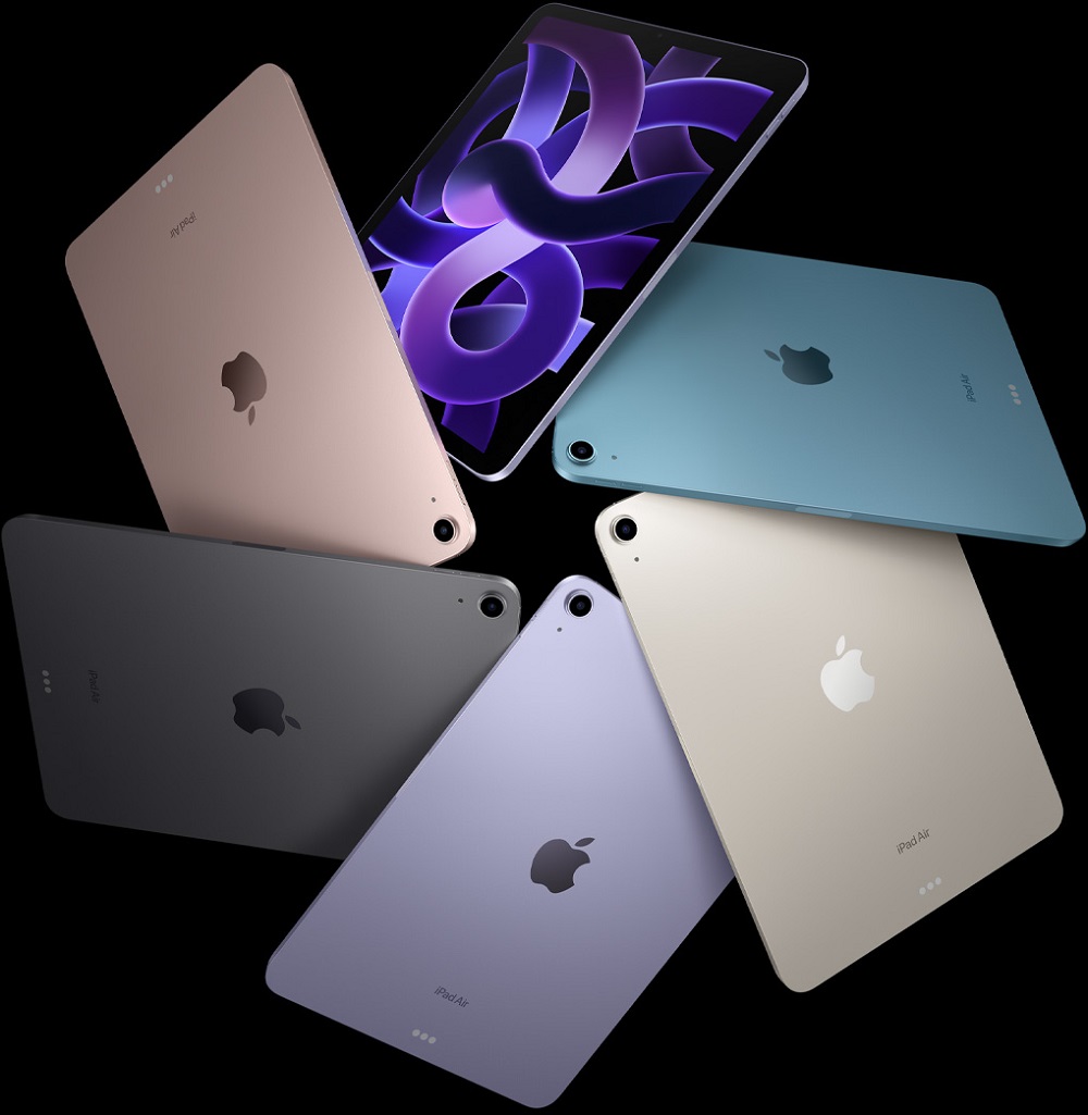 iPad Air 5 Wifi 64Gb Purple MME23ZA A Camera 12MP sắc nét