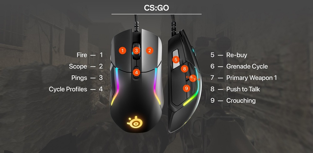 Chuột Steelseries Rival 5 (62551) - songphuong.vn