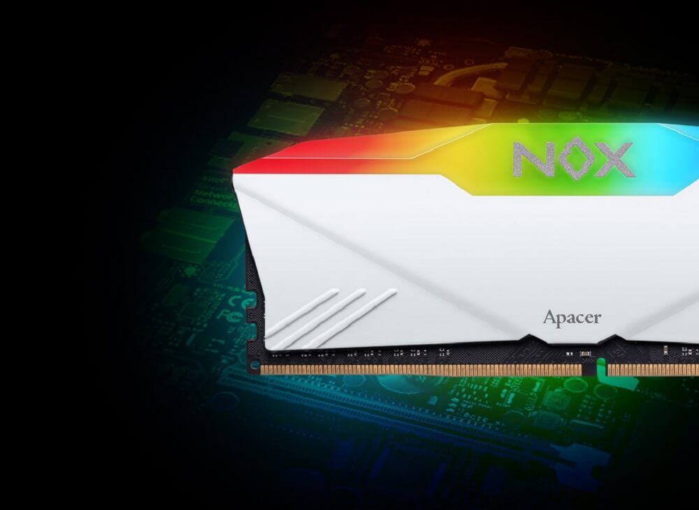 Ram Apacer NOX RGB White 16GB DDR4 3200MHz