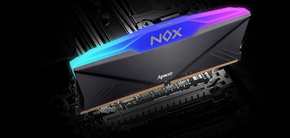 Apacer NOX RGB Aura2 16GB DDR4 3200MHz Chứng nhận đồng bộ hóa RGB