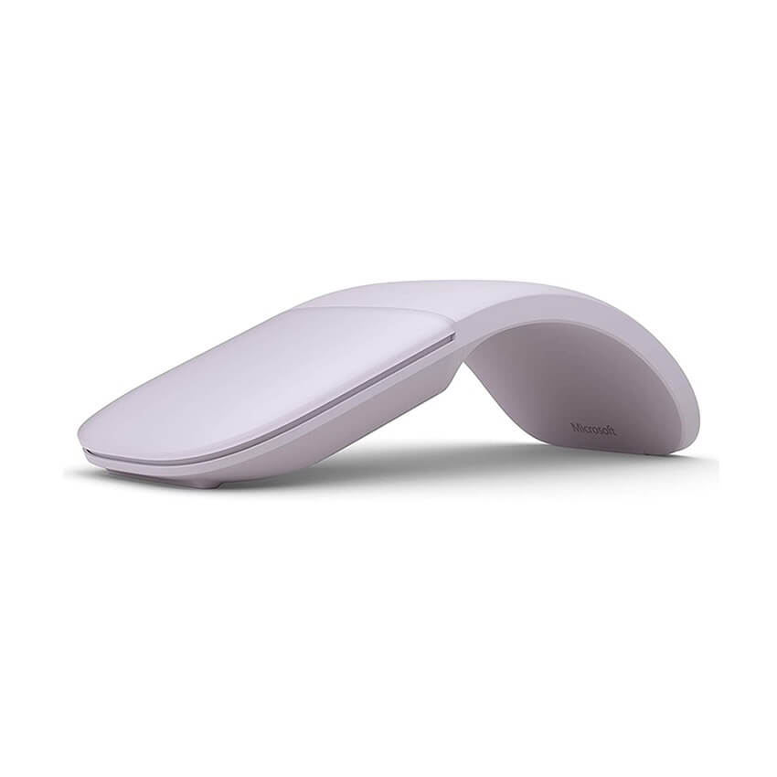 Chuột Bluetooth Microsoft Arc Mouse Tím Nhạt ELG-00022