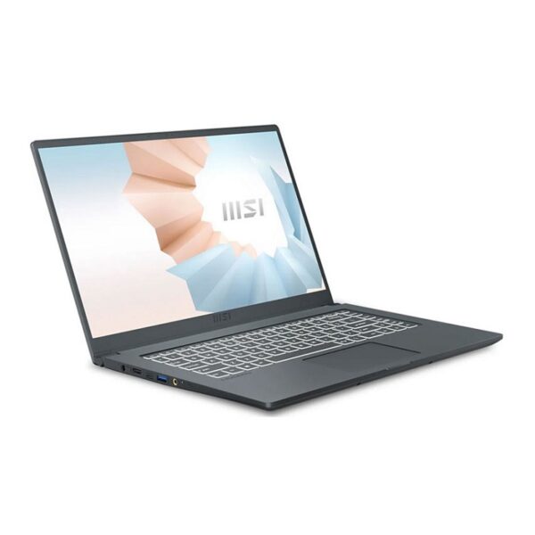 Laptop MSI Modern 15 A5M 234VN (R5 5500U, 8GB Ram, 512GB SSD, AMD Radeon Graphics, 15.6 inch FHD IPS, Windows 11, Xám)
