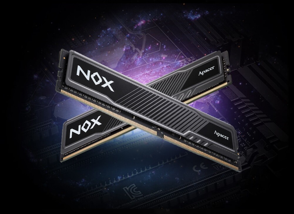 Ram Apacer NOX 8GB DDR4 3200MHz – AH4U08G32C28YMBAA-1 IC DRAM được sàng lọc tỉ mỉ để có khả năng tương thích tốt nhất