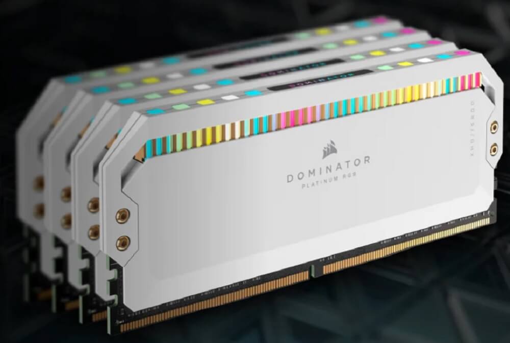 Ram Corsair Dominator Platinum RGB White 32GB (2x16GB) DDR5 5600Mhz C36 CMT32GX5M2B5600C36W
