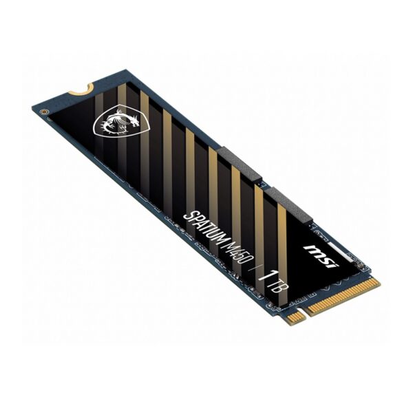 SSD MSI SPATIUM M450 1TB M2 2280 NVMe PCIe Gen4x4 (Read/Write 3600/2300 MB/s, 3D Nand)