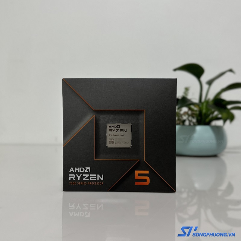 CPU AMD Ryzen 5 7600X (4.7GHz boost 5.3GHz, 6 nhân 12 luồng, 38MB Cache, 105W, Socket AM5)