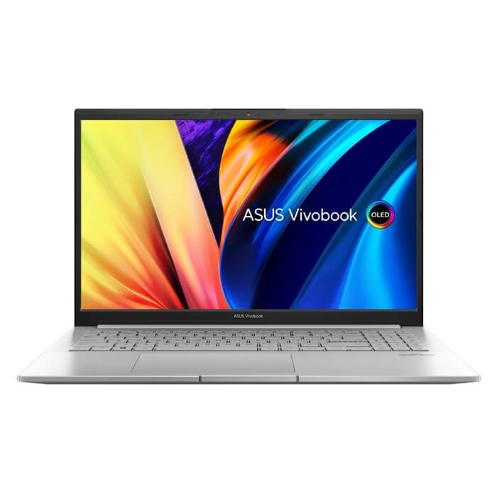 Laptop Asus Vivobook M6500QC-MA002W (R5-5600H, 16GB DDR4 on board, 512GB PCIe, RTX 3050 4GB, 15.6 Inch OLED 2880×1620, Win 11, Silver)