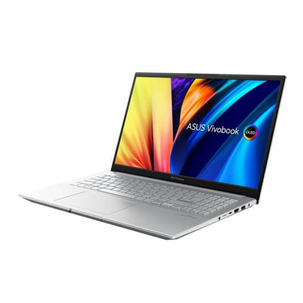 Laptop Asus Vivobook M6500QC-MA002W (R5-5600H, 16GB DDR4 on board, 512GB PCIe, RTX 3050 4GB, 15.6 Inch OLED 2880x1620, Win 11, Silver)