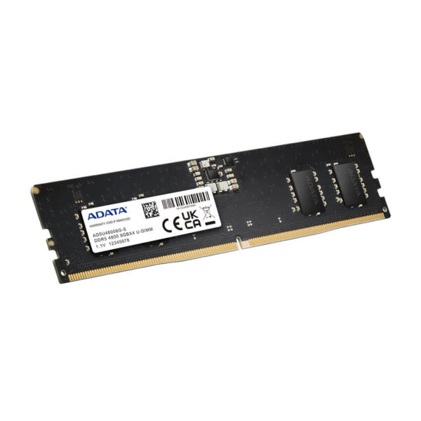 Ram Adata 8GB (1 x 8GB) DDR5 4800MHz AD5U48008G-S