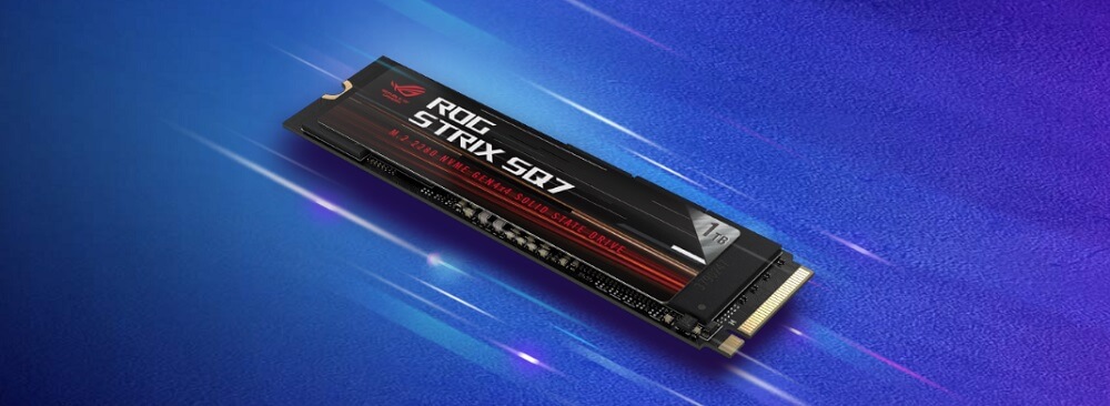 SSD ASUS ROG Strix SQ7 Gen4 1TB trải nhiệm tốc độ dữ liệu