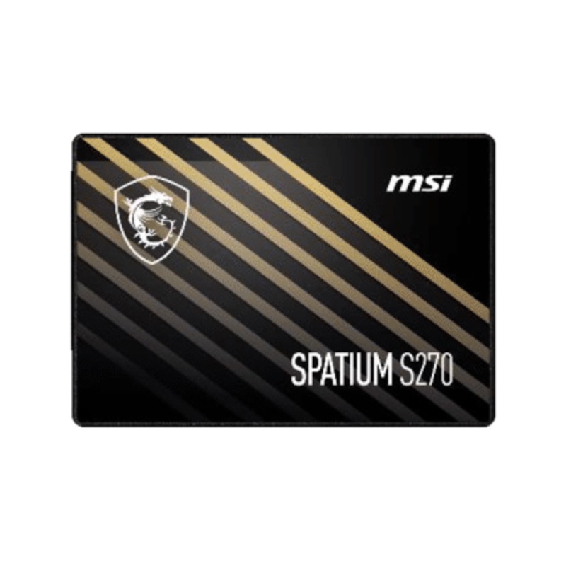 SSD MSI SPATIUM S270 120GB 2.5 inch Sata 3 (Read/Write 500/360 MB/s, 3D Nand)
