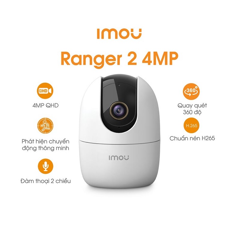 Camera IP Wifi Imou IPC-A42P-D-IMOU 2K 4MP