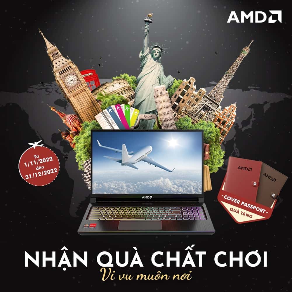 Chương Trình Khuyến mãi AMD Nhận Quà Chất Vi Vu Muôn Nơi - songphuong.vn