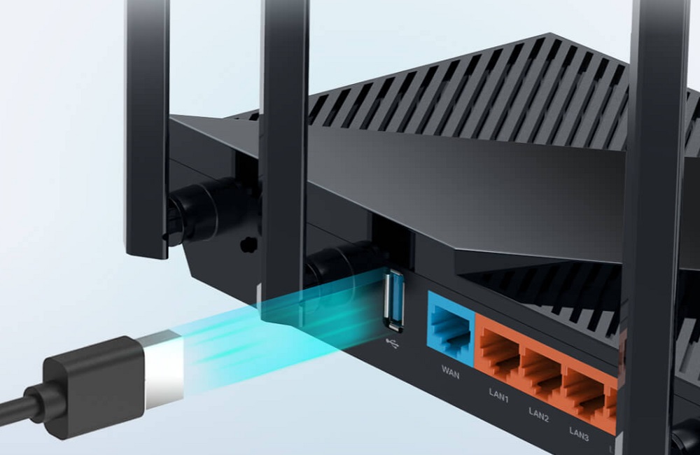 Router Wi-Fi 6 TP Link Archer AX55 Cổng USB 3.0